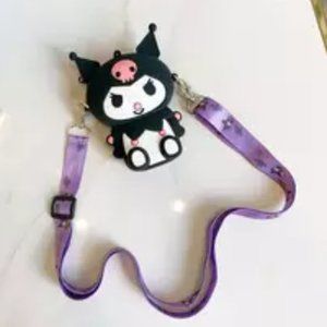 Kuromi Mini Silicone Messenger Bag